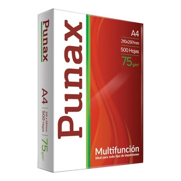 r200729.jpg Resma De Papel Punax A4 Blanco 75Grs 500 Hojas