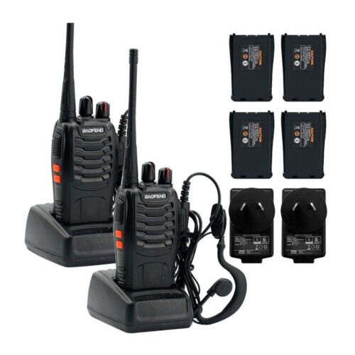 Handy Walkie Talkie Baofeng Bf-999S Kit X2 Recargable Usb + Bateria