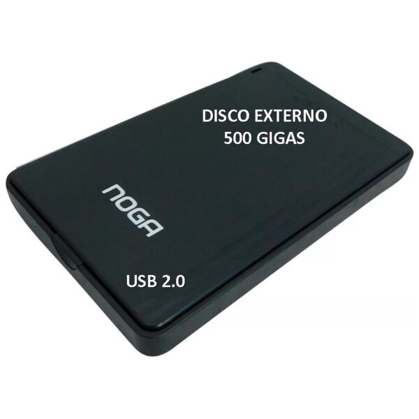 Disco Rigido Externo Usb 2.0 500 Gigas Noga