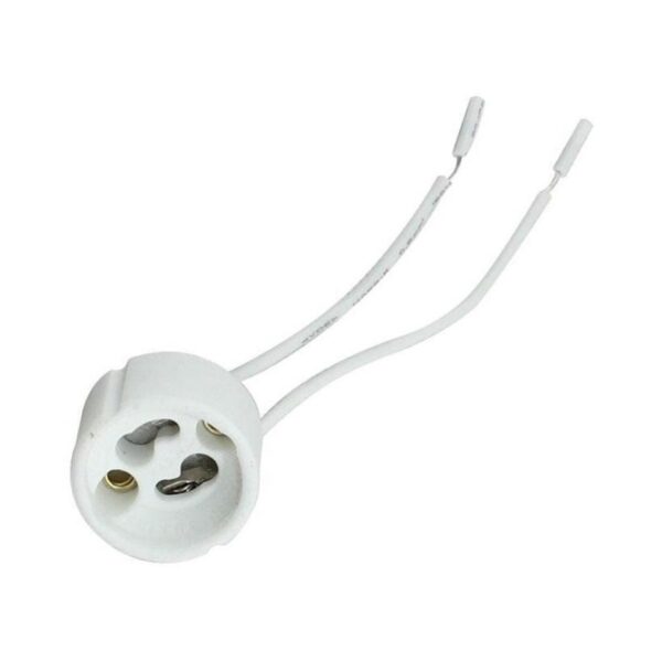 Zocalo Gu10 220V Dicroicas Ar111 Lamparas Led Color Blanco
