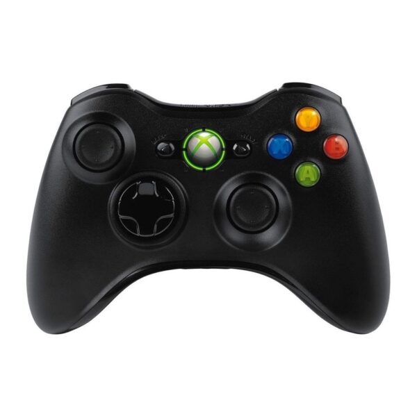Joystick Inalambrico Microsoft Mando Wireless Xbox 360 Black