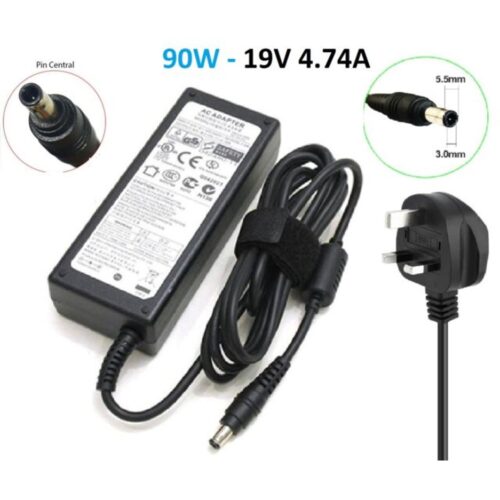 Cargador Notebook Samsung 19V 4.74A 90W 5.5 X 3.0 Mm Alternativo