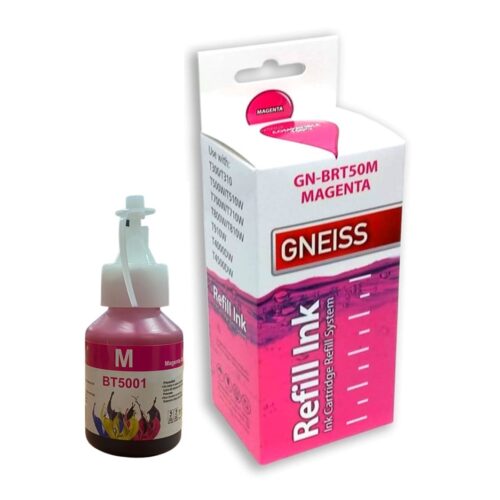 Tinta Alternativa Dye Gneiss Para Brother Gn-Brt50M Magenta 50Ml Premium Ink