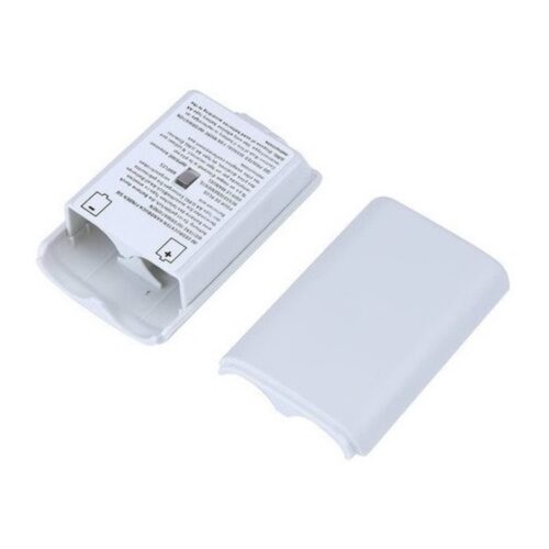Porta Pilas Alternativo Joystick Microsoft Xbox 360 Repuesto Color Blanco