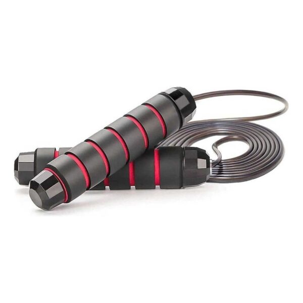 Soga Para Saltar Con Rodamientos De Acero 180Grs Ajustable Box Rojo