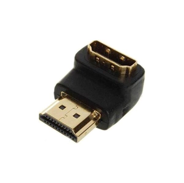 Adaptador Hdmi Macho A Hdmi Hembra Forma L 90 Grados