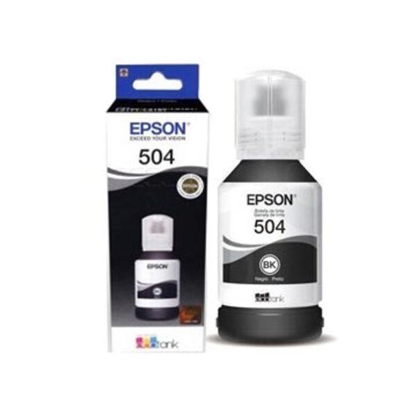 Tinta Original Epson T504120 504 Negro 127Ml L4150 L4160 L6161 L6171 L6191