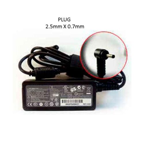 Cargador Netbook 19V 2.1A 2.5 X 0.7 Mm 40W Alternativo Asus Bgh 1001 1005 1008 1015