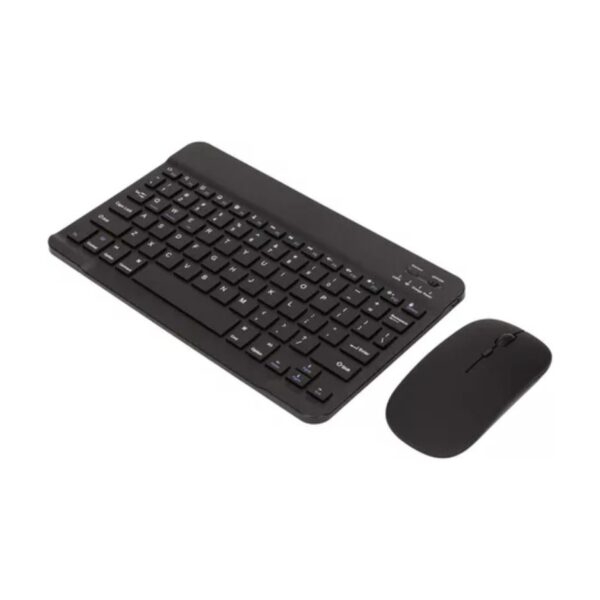 Kit Teclado + Mouse Slim Recargable 1600Dpi Bluetooth Negro