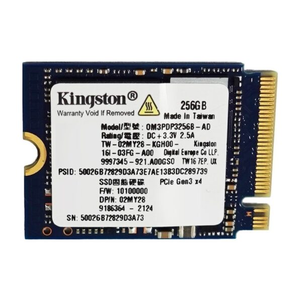 r200848.jpg Disco Solido Interno Kingston M.2 M2 256Gb Azul Marino Tamaño 2230