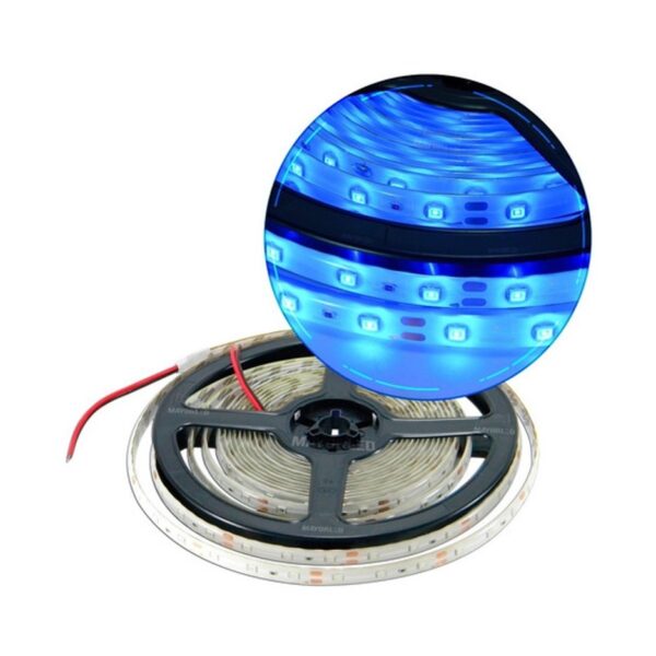 Tira Led 3528 / 2835 Interior 5 Metros 300 Azul