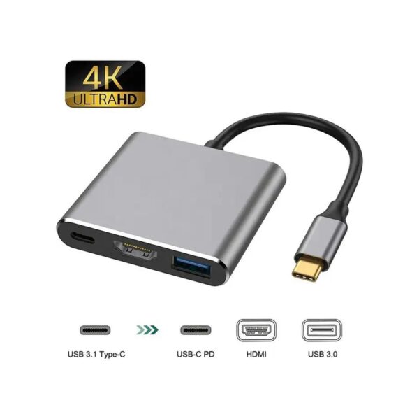 Adaptador Usb Tipo C Hub Dex Mode Para Mac Macbook Air Hdmi 4K Celular Notebook