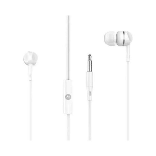 Auriculares In Ear Motorola Pace 105 Con Cable Manos Libres Blanco
