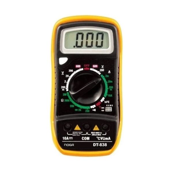 Tester Digital Multimetro Con Sensor Temperatura Noga Dt-838