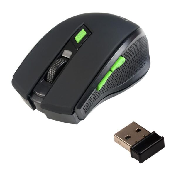 Mouse Gamer Inalambrico Noga Stormer Series St-400 Negro 2400 Dpi