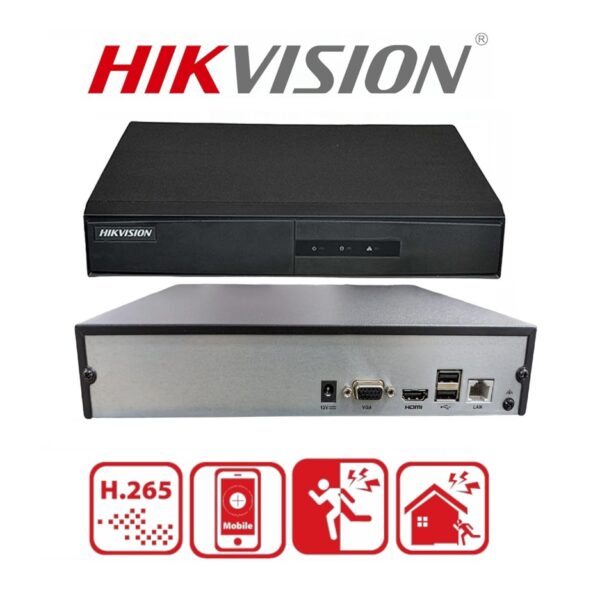 Nvr Hikvision 4-Ch Ds-7104Ni-Q1/M