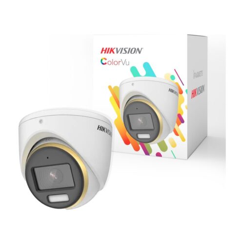 Camara Color Vu 2Mp Hd 1080P Cctv Domo Interior Hikvision Seguridad Gran Angular Plastica