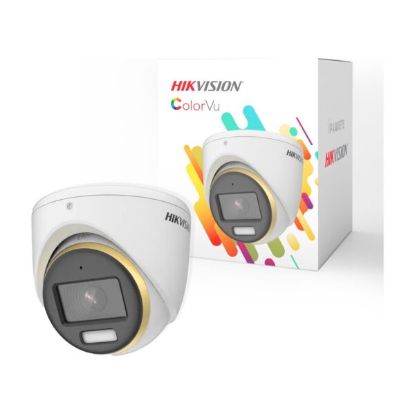 Camara Color Vu 2Mp Hd 1080P Cctv Domo Interior Hikvision Seguridad Gran Angular Plastica