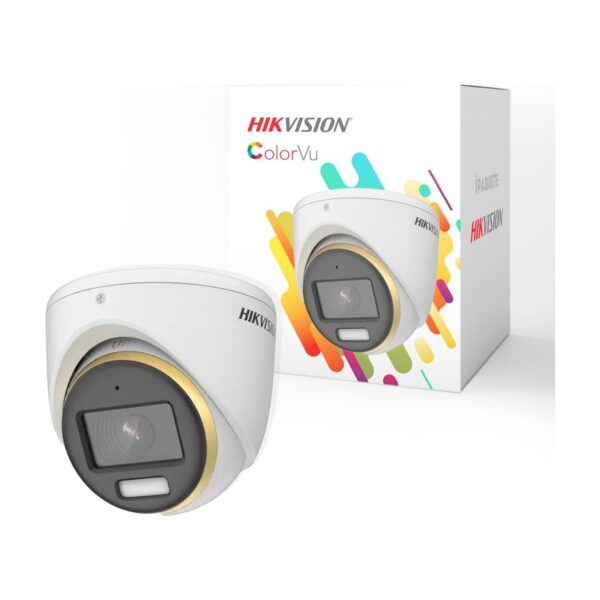 Camara Color Vu 2Mp Hd 1080P Cctv Domo Interior Hikvision Seguridad Gran Angular Plastica