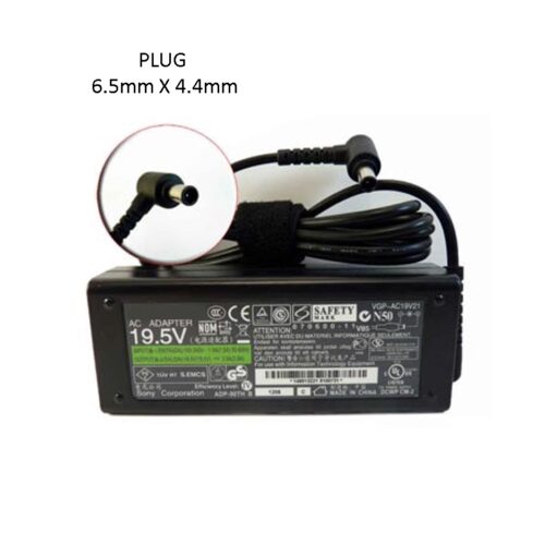 Cargador Notebook 19.5V 3.9A 6.5 X 4.4 Mm 76W Alternativo P/ Sony