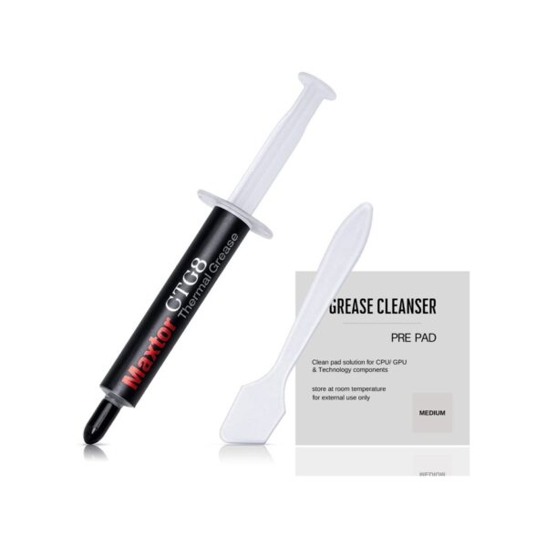 Pasta Termica Maxtor Ctg8 2G Espatula + Clean Pad Oc 12.8Wmk Grasa