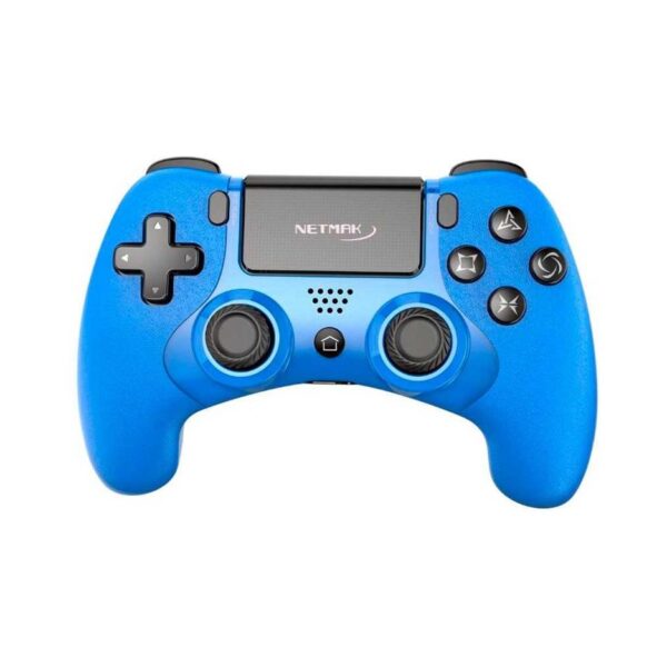 Joystick Inalambrico / Usb Playstation 4 Pc Ps4 Dualshock 4 Bluetooth Netmak Nw-P401-B Azul