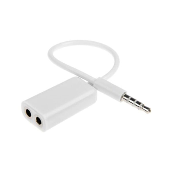 Adaptador Divisor Plug 3.5 A 2 Jack 3.5 Stereo Con Cable - Conecta 2 Auriculares