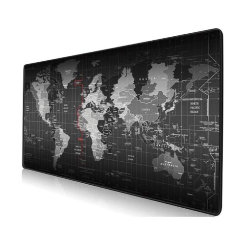 Mouse Pad Gamer Xxl 90 X 40 Cm Antideslizante Mapa Mundi Escritorio