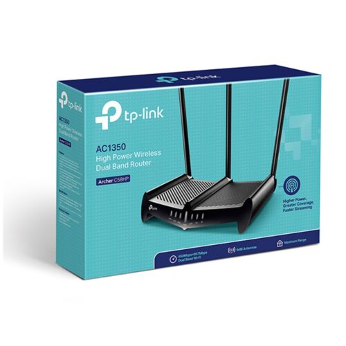 Router Wifi Tp-Link Inalambrico Doble Banda 2.4Ghz / 5Ghz Alta Potencia Ac1350 Archer C58Hp