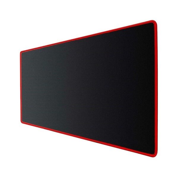 r201013.jpg Mouse Pad Gamer 70 X 30 cm X 3 Mm Negro Liso Bordes Rojo