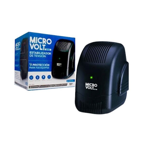 Estabilizador Micro Volt L 1200 600/1200Va 4 Tomas By Trv - Potencia Nominal 594W