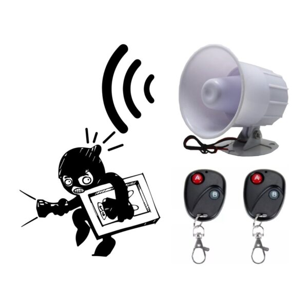 Boton De 100M Ext/Int Con 2 Controles Sirena 12V20W