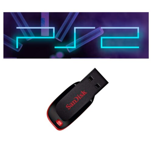 Pendrive 64Gb Usb Ps2 Con Varios Juegos Playstation 2