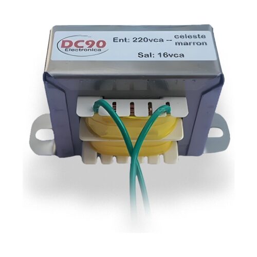 Transformador 16V - 220V - Para Paneles De Alarma