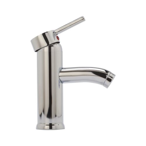 Canilla Griferia Monocomando Lavatorio Tubo Mediana Cromado