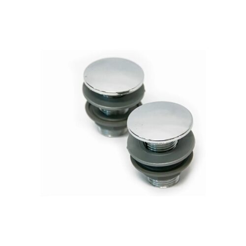 Cubre Agujeros Tapa Hueco P/ Griferia Plastico Cromado X 2