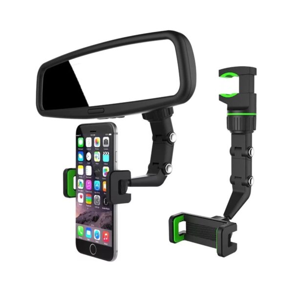 Soporte Auto Celular Gps Universal Espejo Retrovisor