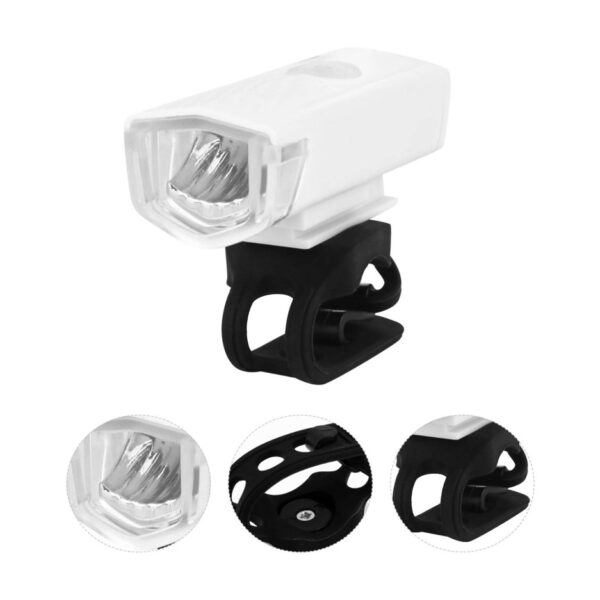 Luz Delantera Blanca 300 Lumens Bici Usb Recargable 3 Modos