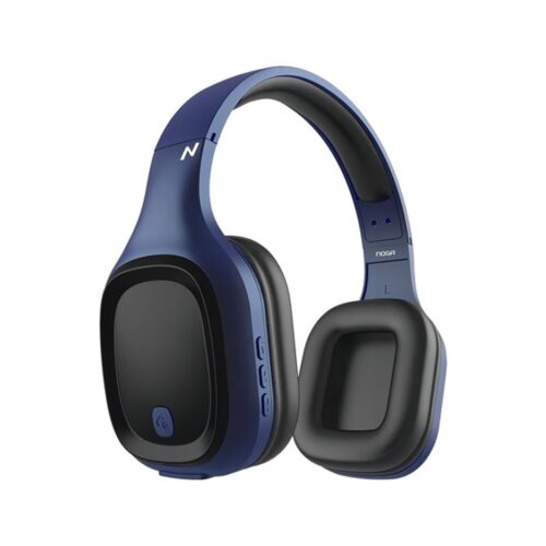 Auriculares Inalambricos Noga Aris Vincha Ng-918Bt Manos Libres Azul Y Negro