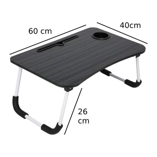 Mesa Para Cama Plegable Desayunadora Bandeja Notebook Tablet Negro