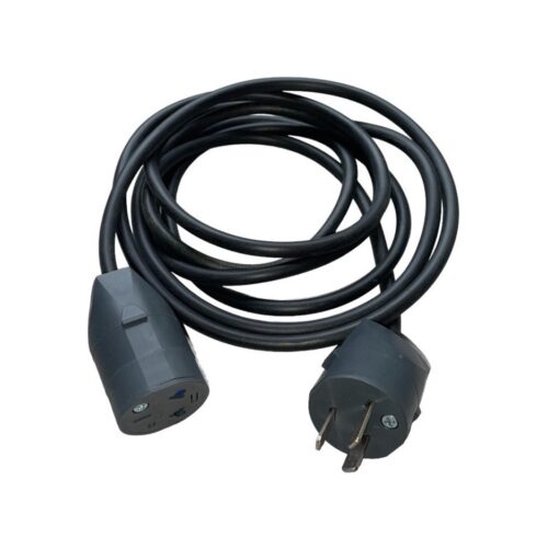 Alargue Prolongador Electrico Cable Tipo Taller Ficha Macho/Hembra 5 Metros 2 X 1,5 Mm 10a