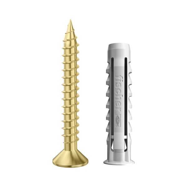 Tornillo Tmf 5x45 Y Tarugo Sx8 Fischer X Unidad