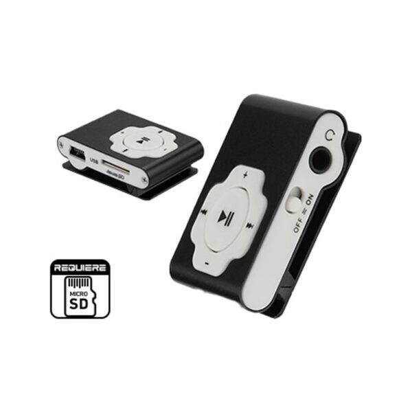 Reproductor Mp3 Shuffle Microsd Sin Memoria Sin Display