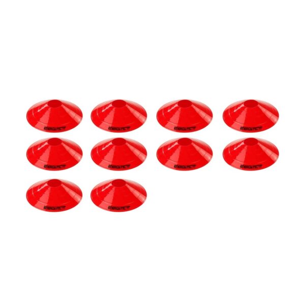 Conos Entrenamiento Tortuga Futbol Pack X 10 Agilidad Rojo