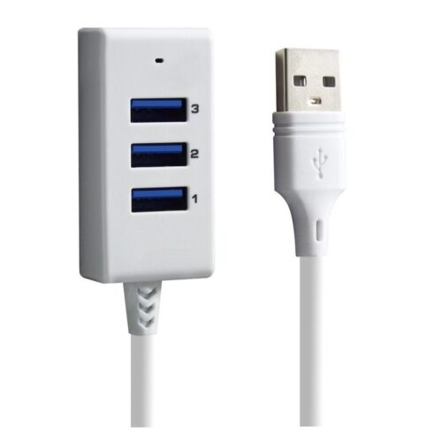 Hub Usb 3 Puertos - Mod05 - Blanco Only [Ada10009]