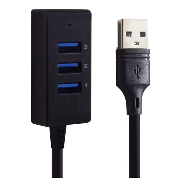 Hub Usb 3 Puertos - Mod05 - Negro Only [Ada10008]
