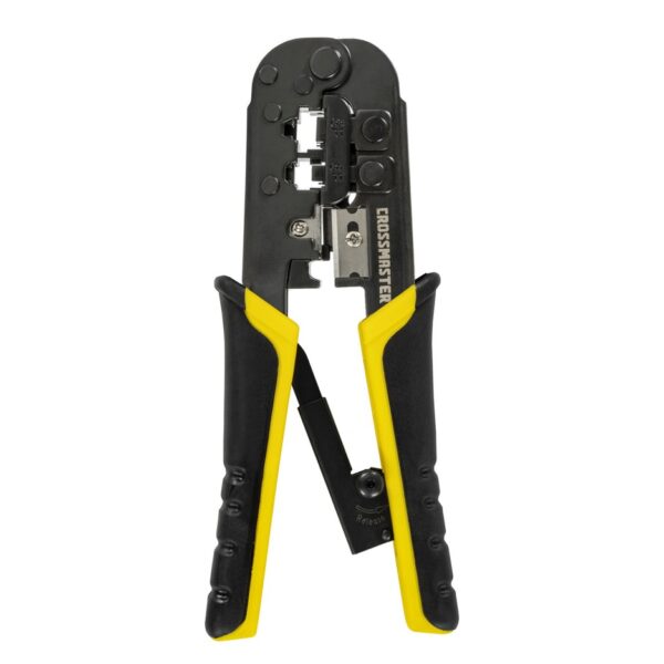 Pinza Crimpeadora Crossmaster 9969811 Rj11 Rj12 Rj45 Profesional Pela Cable Red Utp