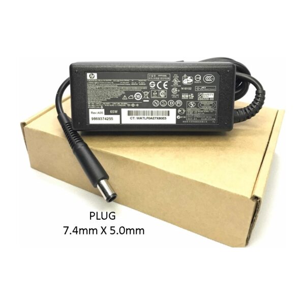 r201219.jpg Cargador Notebook Hp 18.5V 3.5 A 65W 7.4 X 5.0 Mm Original