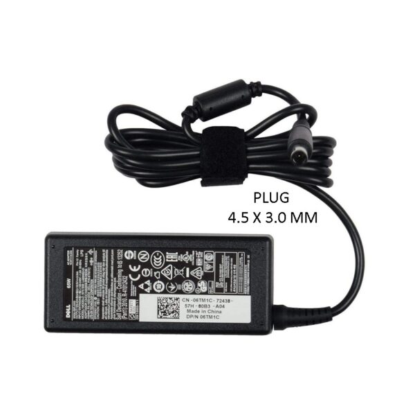 r201220.jpg Cargador Notebook Dell 19.5V 3.34 A 65W 4.5 X 3.0 Mm Original