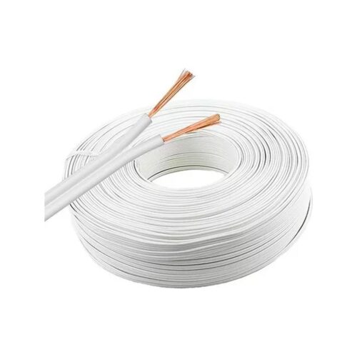 Cable Corriente Paralelo Bipolar 2 X 1.5 Mm X 1 Metro Blanco